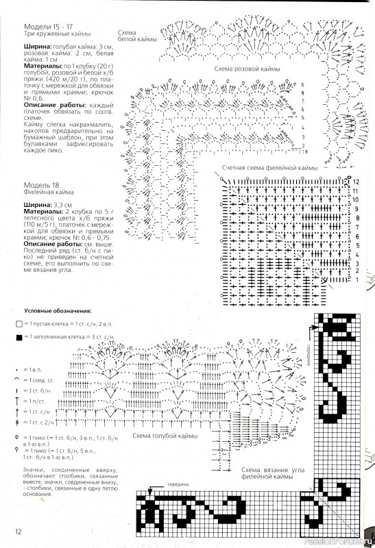 Схемы для обвязывания платочков