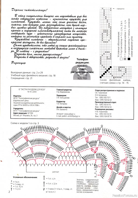 Схемы для обвязывания платочков