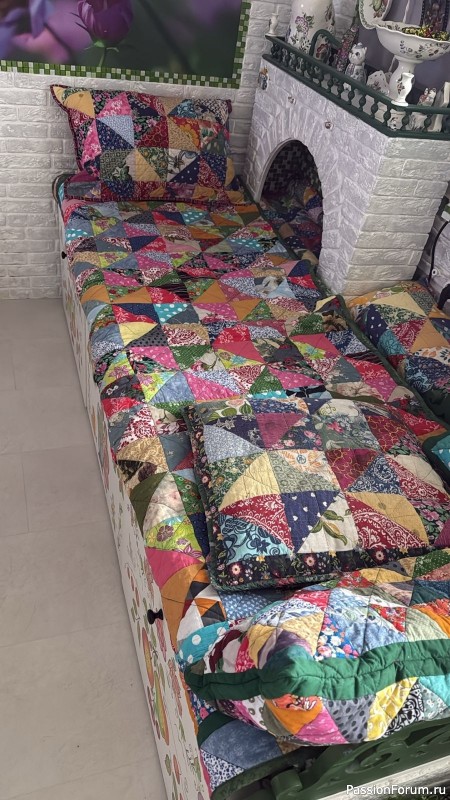 Жизнь лоскутного в интерьере
