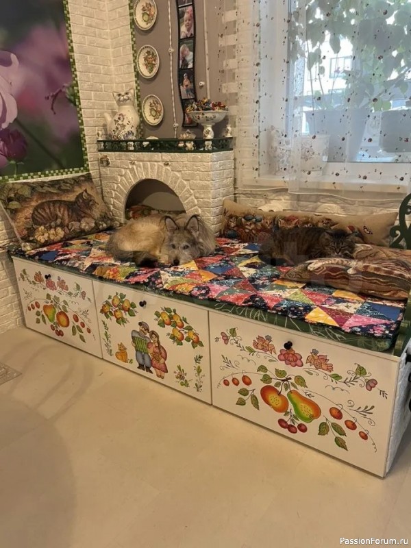 Жизнь лоскутного в интерьере