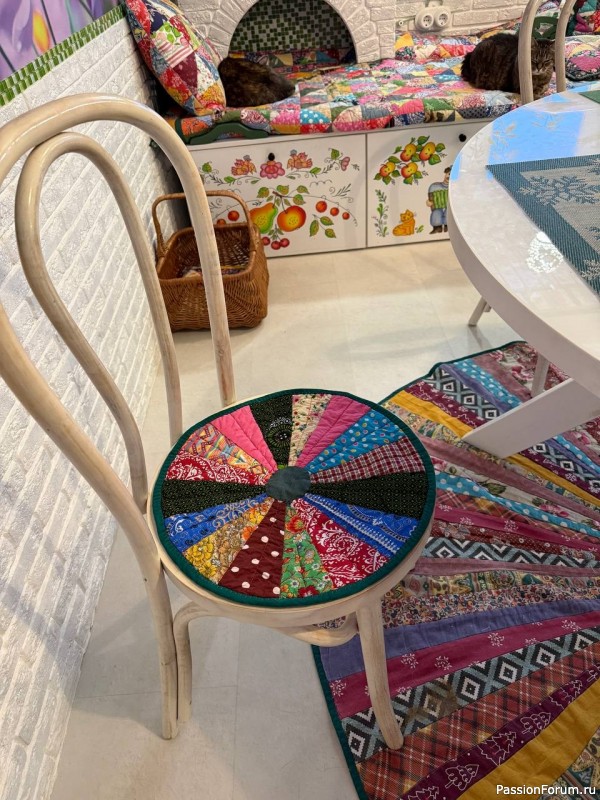 Жизнь лоскутного в интерьере