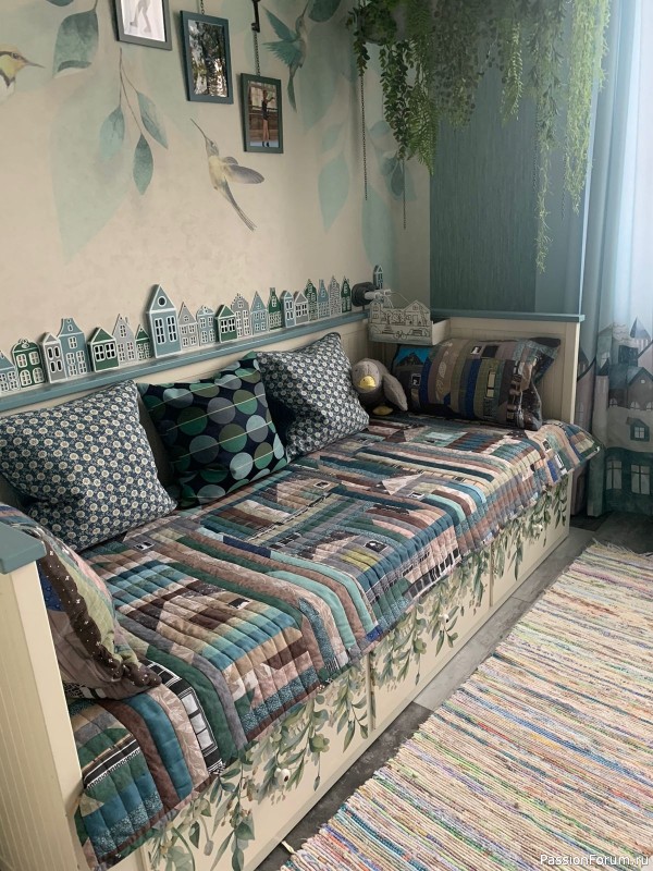 Жизнь лоскутного в интерьере