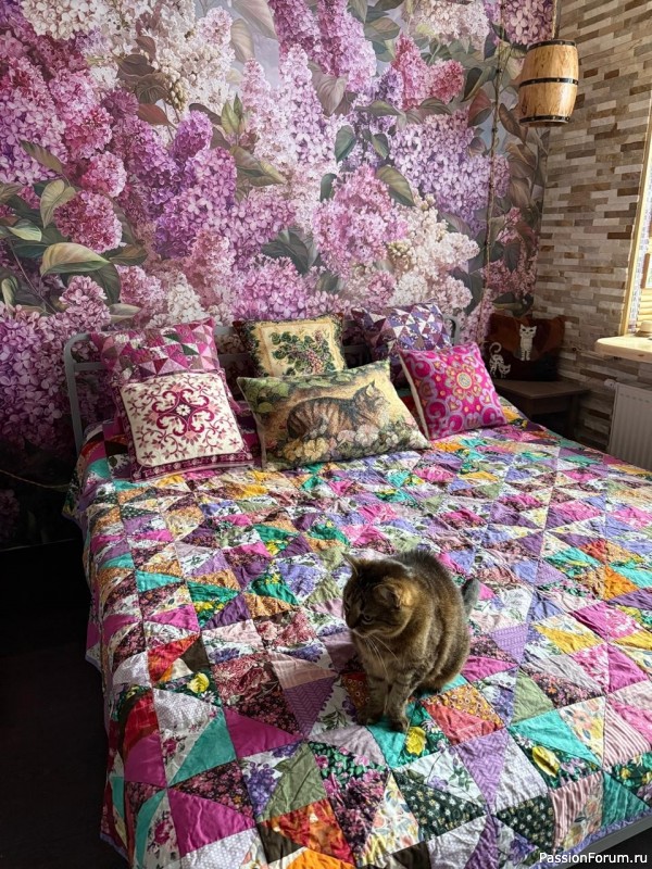 Жизнь лоскутного в интерьере