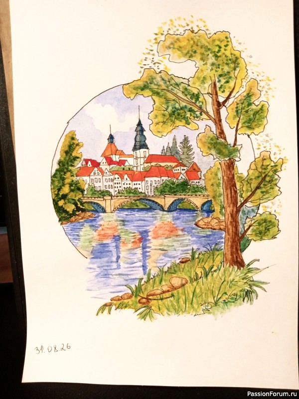 Августовские рисунки