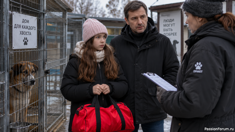 "В приют девочка приехала не за собакой"