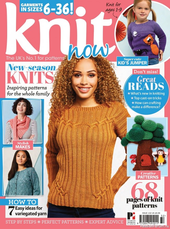 Журнал "Knit Now" №132 2021. Много схем!