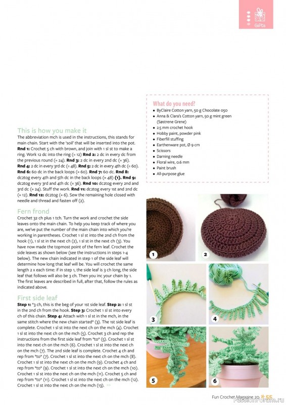 Журнал "Fun Crochet Magazine" №20 2021. Схемы и описания