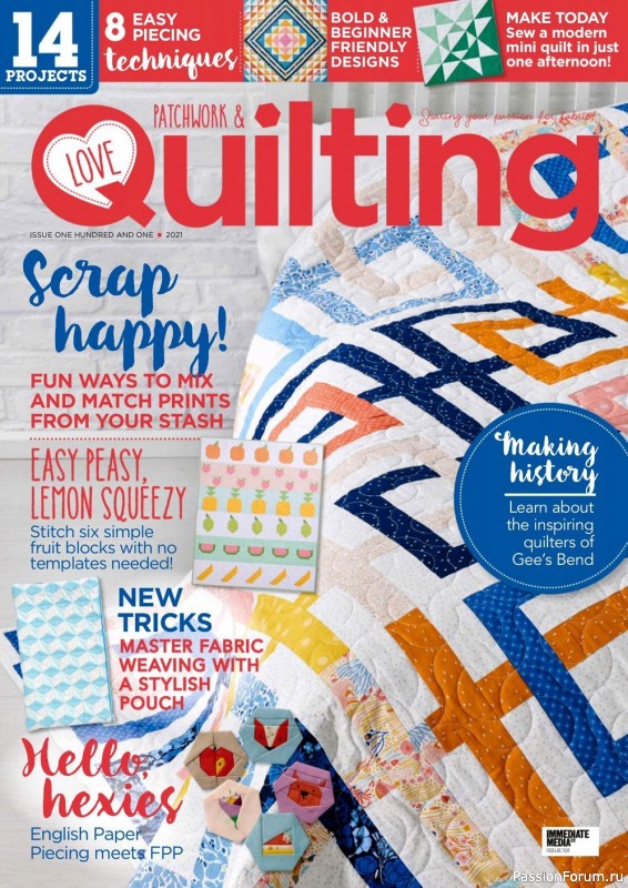 Журнал "Love Patchwork &Quilting" №101 2021