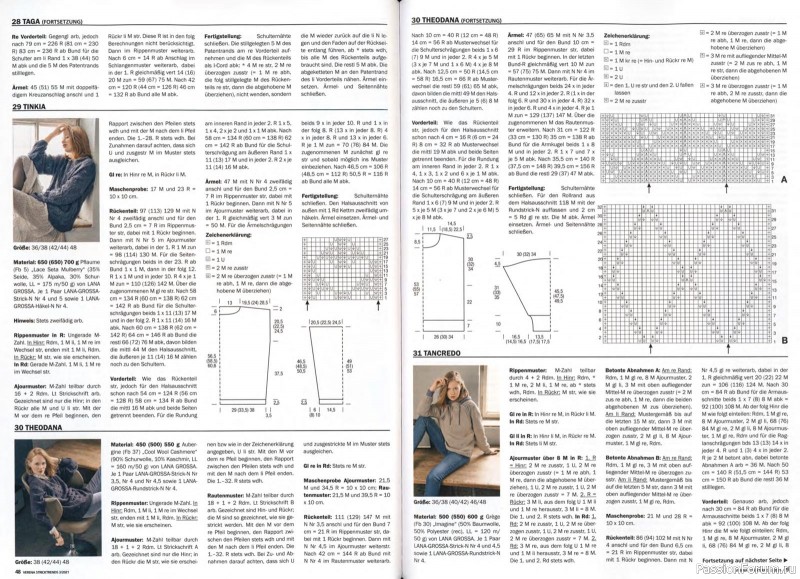 Журнал "VЕRЕNА. STRICKTRENDS" №3 2021. Схемы и описания