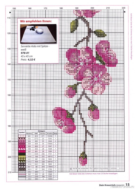 Немецкий журнал для любителей вышивать