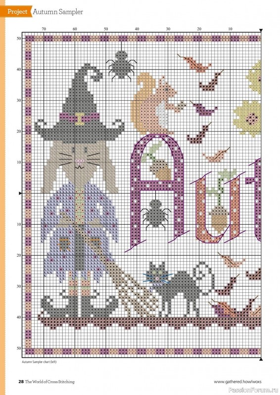 Журнал "The World of Cross Stitching" №311 2021. Много схем