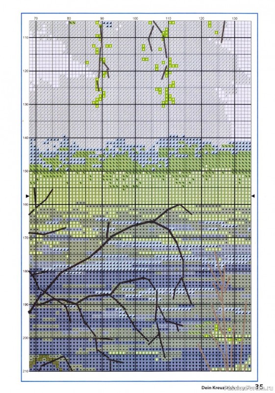 Схемы из журнала "Dein Kreuzstich magazin №3 2021"