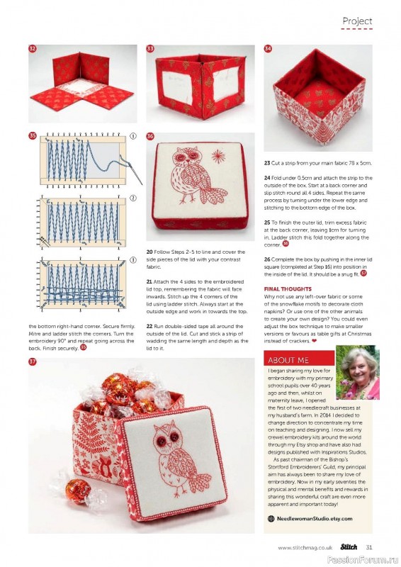 Много идей и схем в журнале "Stitch Magazine" №133 2021