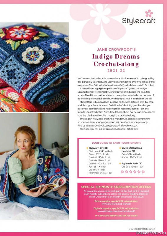 Журнал "Inside Crochet" №140 2021. Много схем!