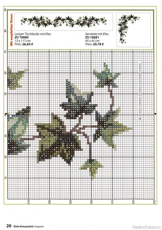 Схемы для вышивки из журнала "Dein Creuzstich magazin" 5-2021