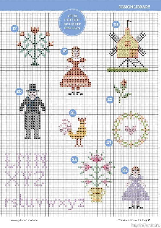 Журнал "The World of Cross Stitching" №309 2021