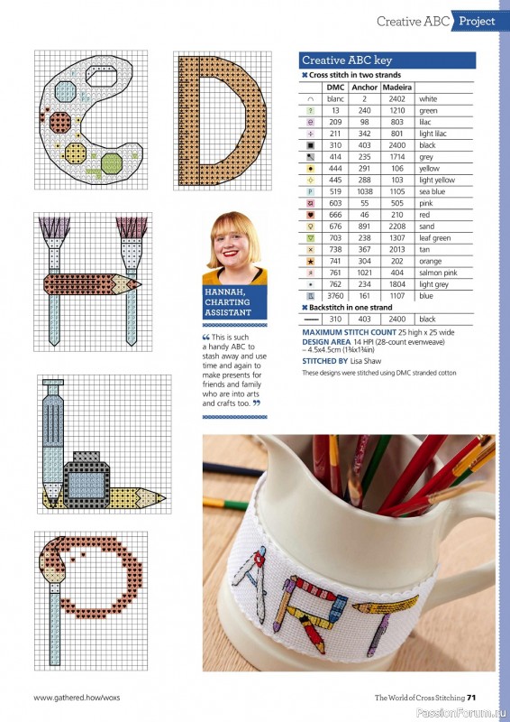 Журнал "The World of Cross Stitching" №310 2021