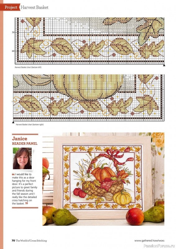 Журнал "The World of Cross Stitching" №311 2021. Много схем