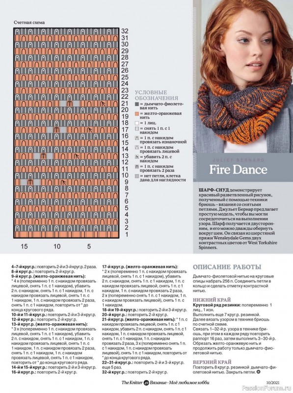 Журнал "The Knitter" №10 2021. Много схем!