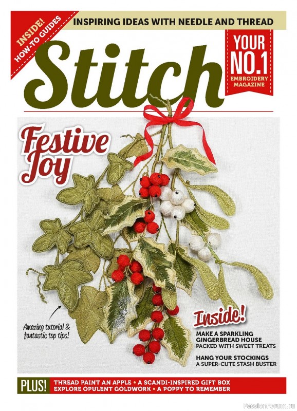Много идей и схем в журнале "Stitch Magazine" №133 2021