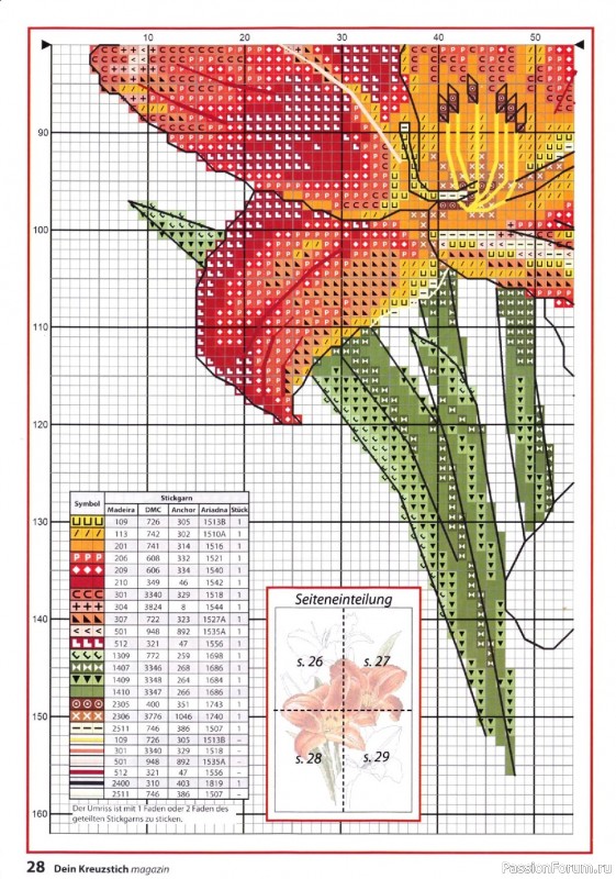 Схемы из журнала "Dein Kreuzstich magazin №3 2021"