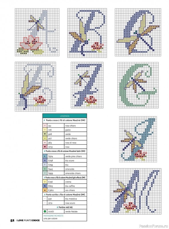 Журнал "I Love Punto Croce" №14 2021. Много схем вышивки!