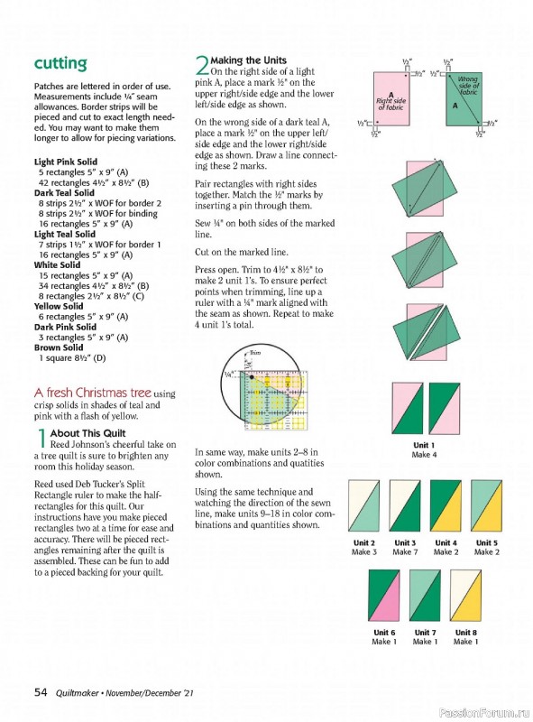 Журнал "Quiltmaker" №202 2021. Много схем!