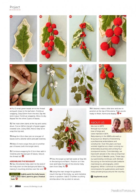Много идей и схем в журнале "Stitch Magazine" №133 2021