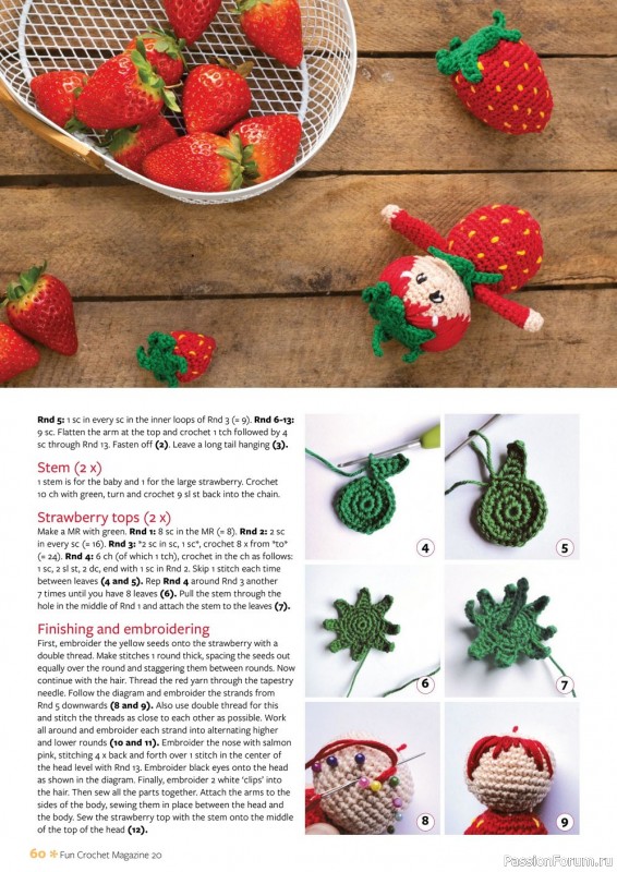 Журнал "Fun Crochet Magazine" №20 2021. Схемы и описания