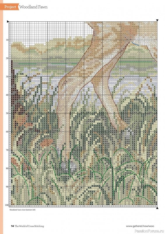 Журнал "The World of Cross Stitching" №311 2021. Много схем