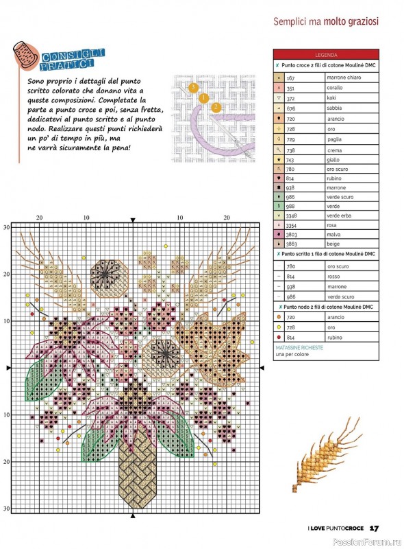 Журнал "I Love Punto Croce" №14 2021. Много схем вышивки!