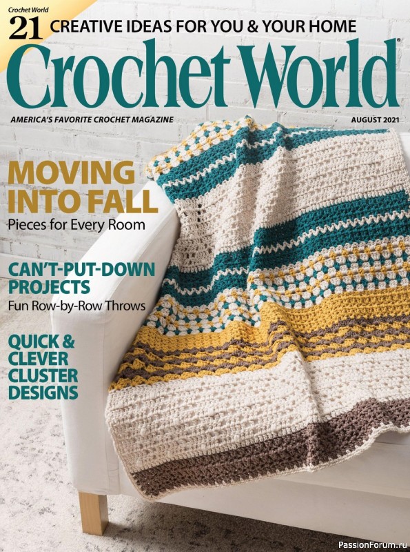 Журнал "Crochet World". August 2021