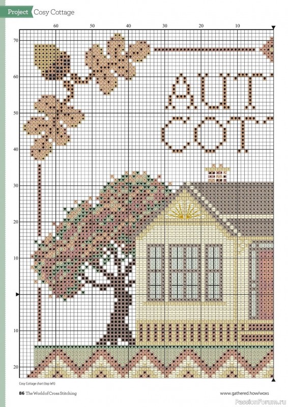 Журнал "The World of Cross Stitching" №311 2021. Много схем