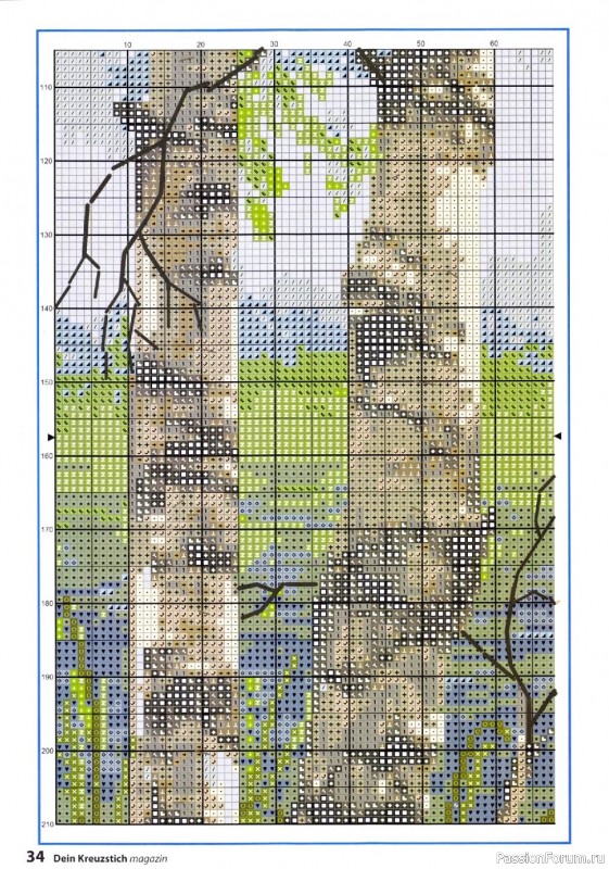 Схемы из журнала "Dein Kreuzstich magazin №3 2021"