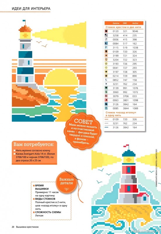 Вышивка крестиком №3 2021. Много схем!