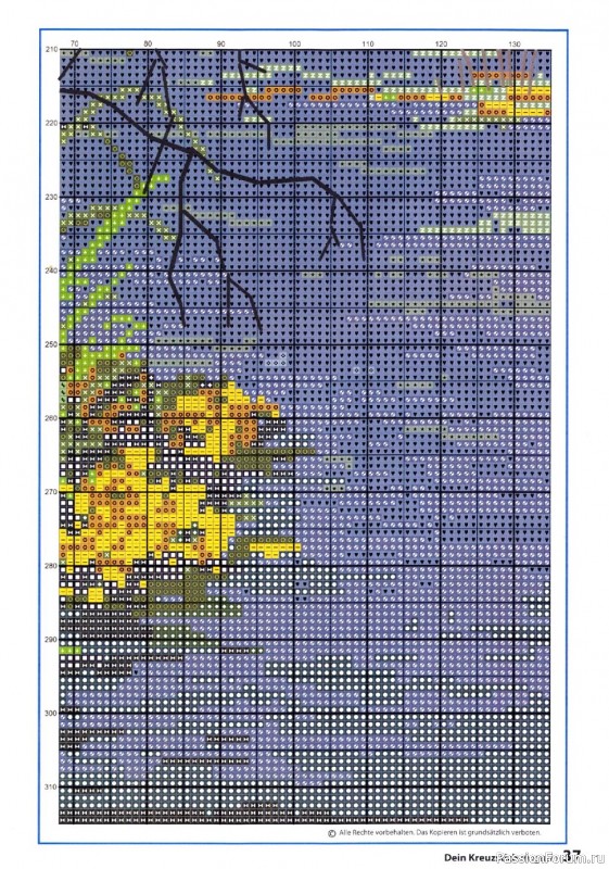 Схемы из журнала "Dein Kreuzstich magazin №3 2021"