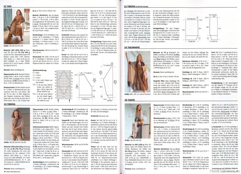 Журнал "VЕRЕNА. STRICKTRENDS" №3 2021. Схемы и описания