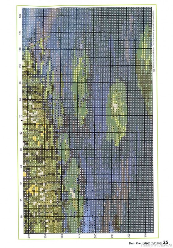 Схемы для вышивки из журнала "Dein Creuzstich magazin" 5-2021