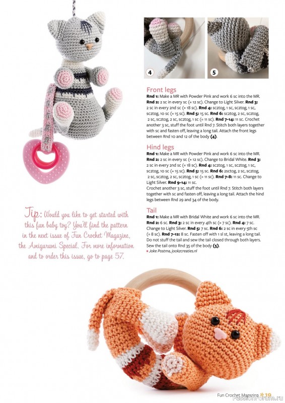 Журнал "Fun Crochet Magazine" №20 2021. Схемы и описания