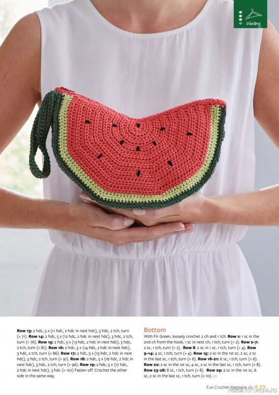 Журнал "Fun Crochet Magazine" №20 2021. Схемы и описания