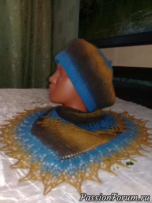 Мои осенние вязалки из Кауни (шалемания продолжается)