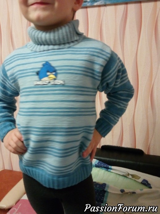 Зимний свитер для сына 7 Зимний свитер для сына 7