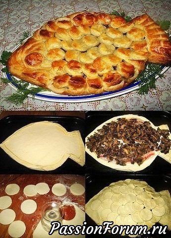 Красивое оформление выпечки пирогов ( продолжение).
