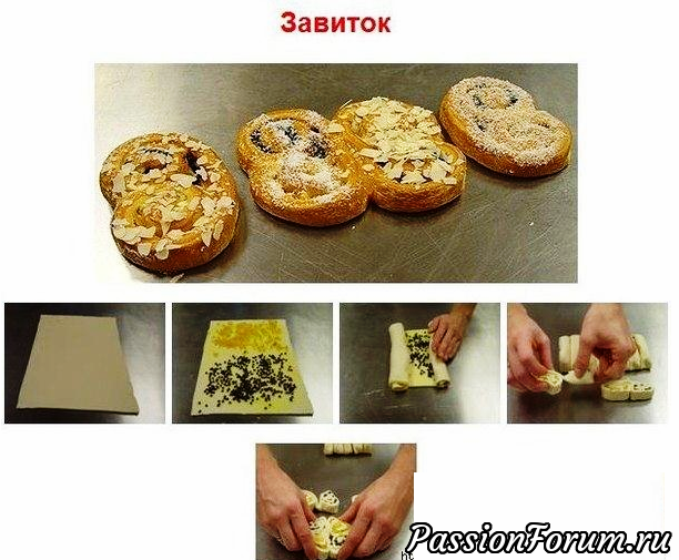 Красивое оформление выпечки булочек и пирожков( из интернета).