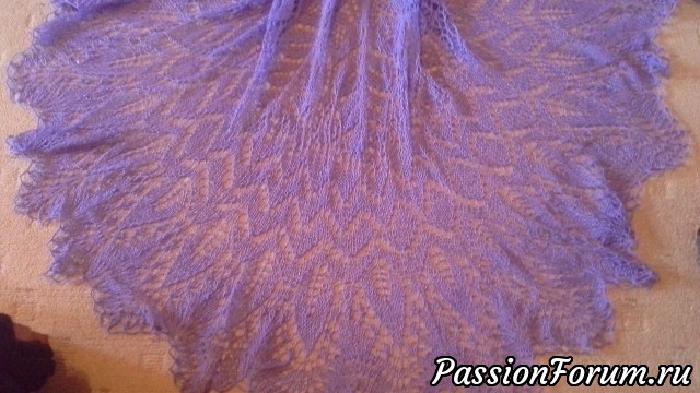 Фиолетовая шаль Кодама-Мариана