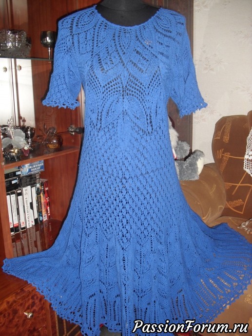 Платье на основе шали