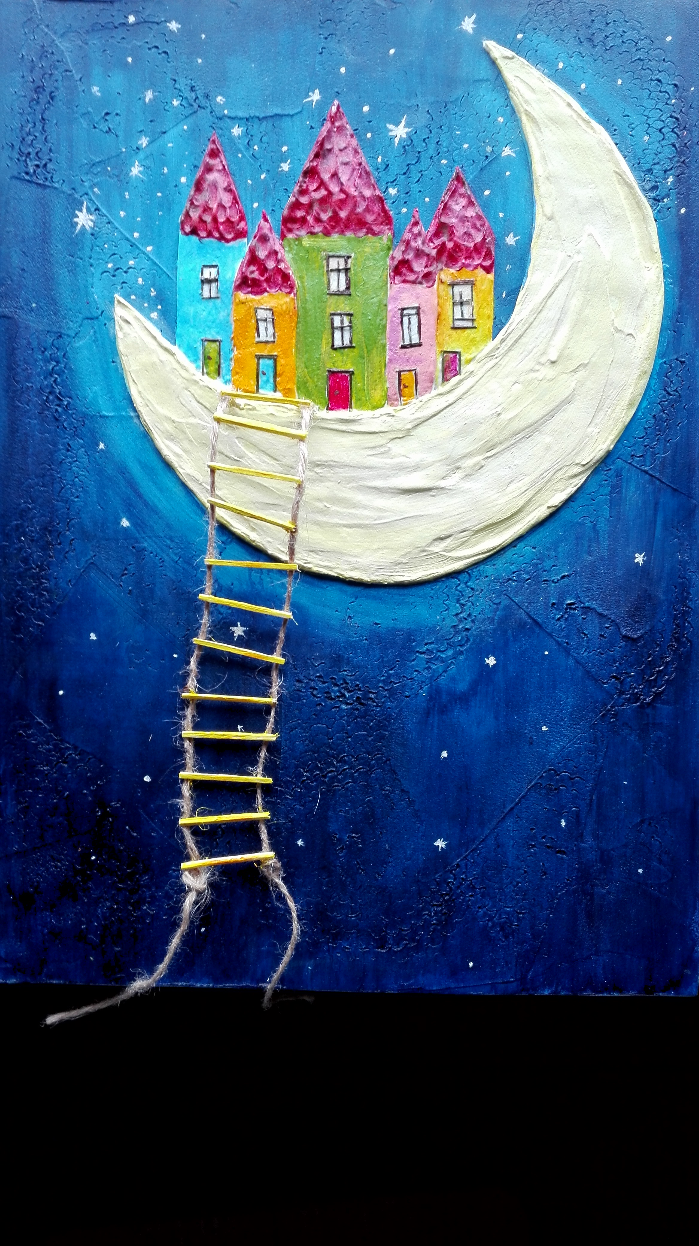 Нарисовать дом на луне окружающий мир 1. Необычные рисунки гуашью для детей. Интересные рисунки гуашью для детей. Необычные детские рисунки. Необычная живопись для детей.