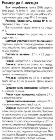 Конверт спицами для новорожденного