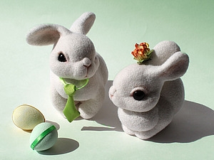 Солнечные пасхальные кролики | Ярмарка Мастеров - ручная работа, handmade