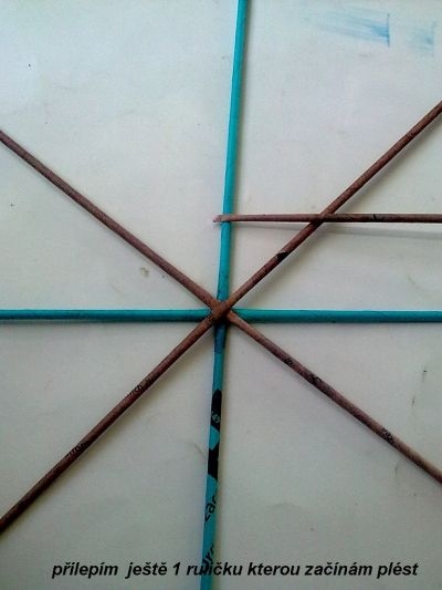 Колокольчик из газетных трубочек